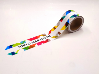 マラソン大会カラフルコーステープ