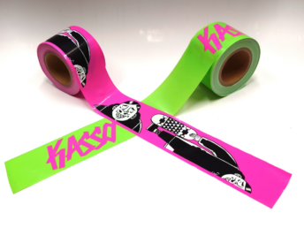 スケボーイベントパーテーションテープ